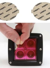 Lamin-X Hyundai Sonata 2002-2005 Pink Fog Light Covers                                     - HY102P - Image 4