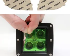 Lamin-X Hyundai Sonata 2006-2008 Green Fog Light Covers