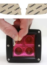 Lamin-X Hyundai Sonata 2006-2008 Pink Fog Light Covers                                     - HY103P - Image 4