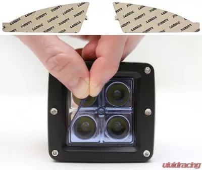 Lamin-X Hyundai Elantra Sedan 2007-2008 Blue Fog Light Covers - HY108B