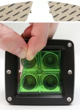 Lamin-X Hyundai Elantra Sedan 2007-2008 Green Fog Light Covers                                     - HY108GR - Image 5