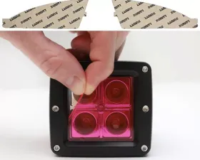 Lamin-X Hyundai Elantra Sedan 2007-2008 Pink Fog Light Covers
