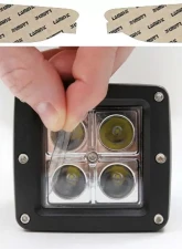 Lamin-X Hyundai Sonata 2011-2014 Clear Fog Light Covers                                     - HY116CL - Image 4