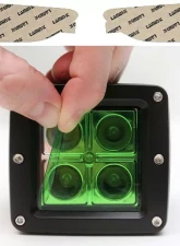 Lamin-X Hyundai Sonata 2011-2014 Green Fog Light Covers                                     - HY116GR - Image 5