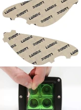 Lamin-X Hyundai Genesis Coupe 2013-2016 Green Fog Light Covers                                     - HY120GR - Image 5