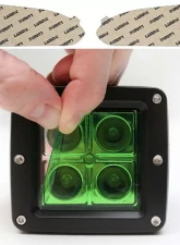 Lamin-X Hyundai Santa Fe Sport 2013-2016 Green Fog Light Covers                                     - HY126GR - Image 5