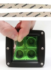 Lamin-X Hyundai Sonata 2015-2017 Green Fog Light Covers                                     - HY129GR - Image 5