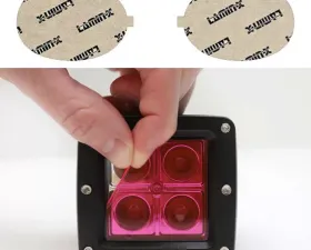 Lamin-X Jaguar XK & XKR 2001-2006 Pink Fog Light Covers