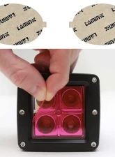 Lamin-X Jaguar XK & XKR 2001-2006 Pink Fog Light Covers                                     - JG104P - Image 4