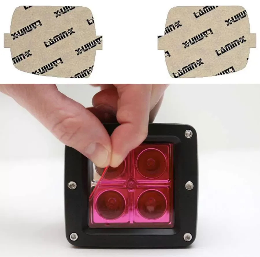 Lamin-X Kia Rio 2007-2011 Pink Fog Light Covers - K103P