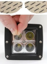 Lamin-X Kia Cadenza 2014-2016 Clear Fog Light Covers                                     - K123CL - Image 4