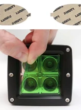 Lamin-X Lexus ES 2007-2009 Green Fog Light Covers                                     - L111GR - Image 5