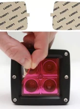 Lamin-X Lincoln LS 2000-2006 Pink Fog Light Covers                                     - LN101P - Image 4