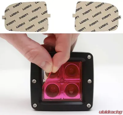 Lamin-X Lincoln LS 2000-2006 Pink Fog Light Covers - LN101P