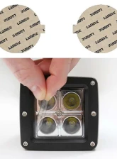 Lamin-X Land Rover LR2 2007-2012 Clear Fog Light Covers                                     - LR106CL - Image 4