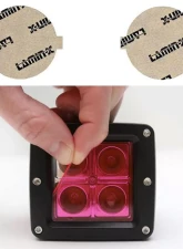 Lamin-X Mazda CX-7 2007-2012 Pink Fog Light Covers                                     - M113P - Image 4