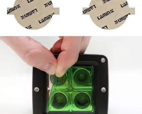Lamin-X Mazda 2 2011-2015 Green Fog Light Covers