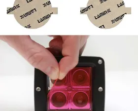 Lamin-X Mazda 2 2011-2015 Pink Fog Light Covers