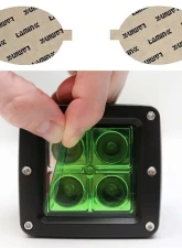 Lamin-X Mercedes C-Class 2001-2004 Green Fog Light Covers                                     - MB102-1GR - Image 5