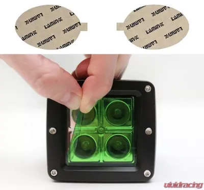 Lamin-X Mercedes C-Class 2001-2004 Green Fog Light Covers - MB102-1GR
