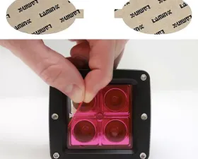 Lamin-X Mercedes CLK-Class 2003-2006 Pink Fog Light Covers