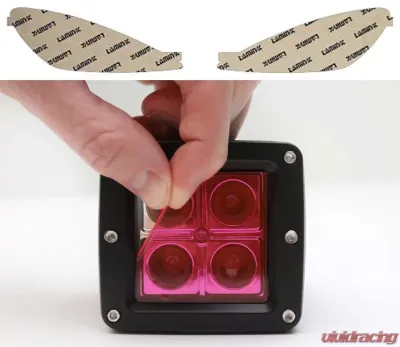Lamin-X Mercedes S-Class 2007-2009 Pink Fog Light Covers - MB118P