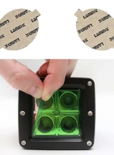 Lamin-X Mercedes C-Class 2008-2011 Green Fog Light Covers                                     - MB126GR - Image 5