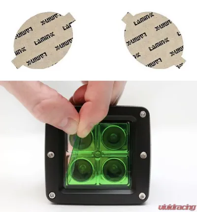 Lamin-X Mercedes C-Class 2008-2011 Green Fog Light Covers - MB126GR