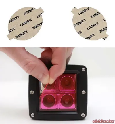 Lamin-X Mercedes C-Class 2008-2011 Pink Fog Light Covers - MB126P