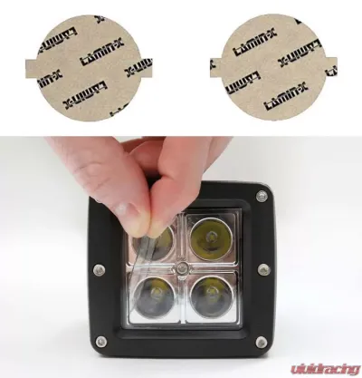 Lamin-X Mercedes C-Class Sport 2008-2011 Round Clear Fog Light Covers - MB426CL
