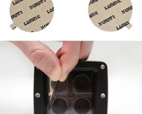 Lamin-X Mercury Milan 2007-2009 Gunsmoke Fog Light Covers