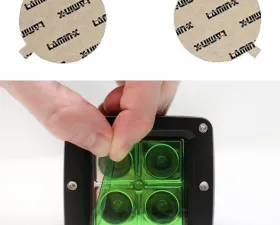 Lamin-X Mercury Milan 2007-2009 Green Fog Light Covers