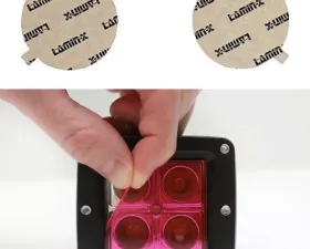 Lamin-X Mercury Milan 2007-2009 Pink Fog Light Covers