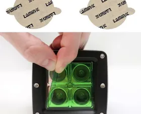 Lamin-X Mini Cooper 2001-2006 Green Fog Light Covers