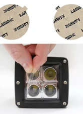 Lamin-X Mini Cooper 2007-2013 Clear Fog Light Covers                                     - MN107CL - Image 4