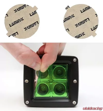 Lamin-X Mini Cooper 2007-2013 Green Fog Light Covers - MN107GR