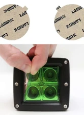 Lamin-X Mini Cooper 2007-2013 Green Fog Light Covers                                     - MN107GR - Image 5