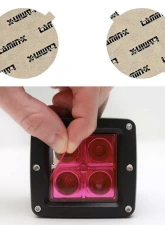 Lamin-X Mini Cooper 2007-2013 Pink Fog Light Covers                                     - MN107P - Image 4