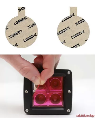 Lamin-X Mini Cooper 2001-2006 Aero 2.4" Pink Fog Light Covers - MN111P