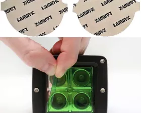Lamin-X Mini Cooper 2014-2018 Green Fog Light Covers