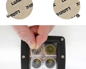 Lamin-X Mitsubishi Lancer 2007-2015 Clear Fog Light Covers