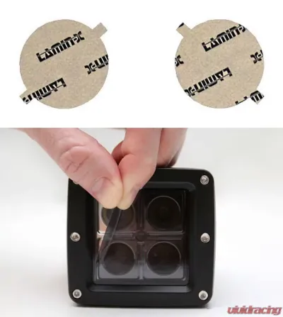 Lamin-X Mitsubishi Lancer 2007-2015 Gunsmoke Fog Light Covers - MT110G