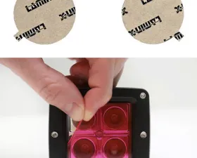 Lamin-X Mitsubishi Lancer 2007-2015 Pink Fog Light Covers