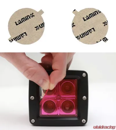 Lamin-X Mitsubishi Lancer 2007-2015 Pink Fog Light Covers - MT110P