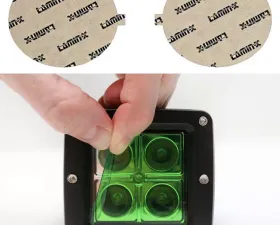 Lamin-X Nissan Maxima 2000-2003 Green Fog Light Covers