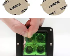 Lamin-X Nissan Altima Sedan 2007-2009 Green Fog Light Covers