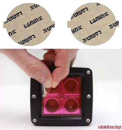Lamin-X Nissan Altima Coupe 2008-2009 Pink Fog Light Covers - N123P
