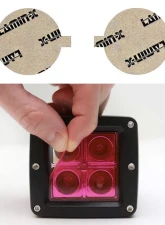 Lamin-X Nissan Pathfinder 2008-2012 Pink Fog Light Covers                                     - N134P - Image 4