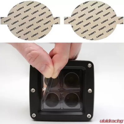 Lamin-X Nissan Maxima 2009-2011 2.75" Oval Gunsmoke Fog Light Covers - N630G