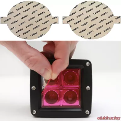 Lamin-X Nissan Maxima 2009-2011 2.75" Oval Pink Fog Light Covers - N630P
